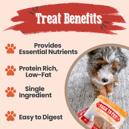 Farm to Pet Single Ingredient Dog Treats Puppy Pack Turkey Treat Benefits