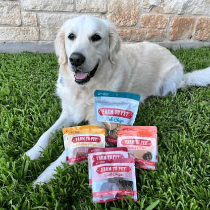 Farm to Pet Single Ingredient Fish Chips Training Treats for Dogs