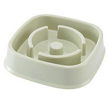 Green Slow Feeder Dog Bowl | Anti-Gulp Puzzle Dish | Eco-Friendly Pet Food Maze