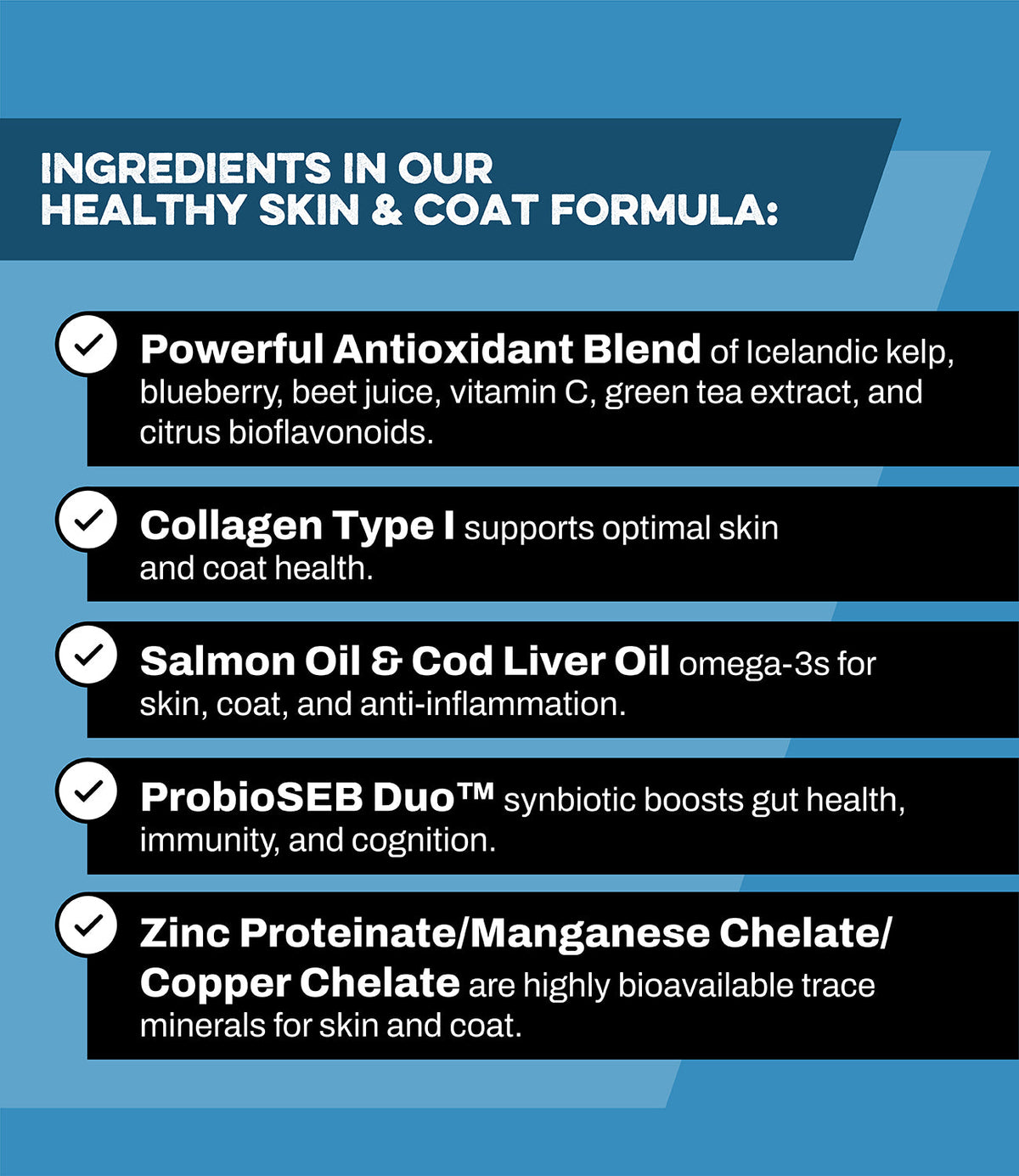 K9 Power Show Stopper ingredient sourcing and quality details for dog allergy supplement