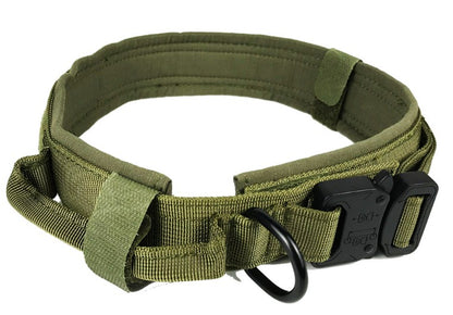Heavy-Duty Dog Collar with Handle – Durable, Adjustable, and Comfortable for Medium & Large Dogs