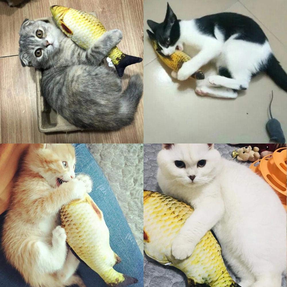 Interactive Electronic Fish Cat Toy 