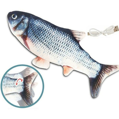 Interactive Electronic Fish Cat Toy 