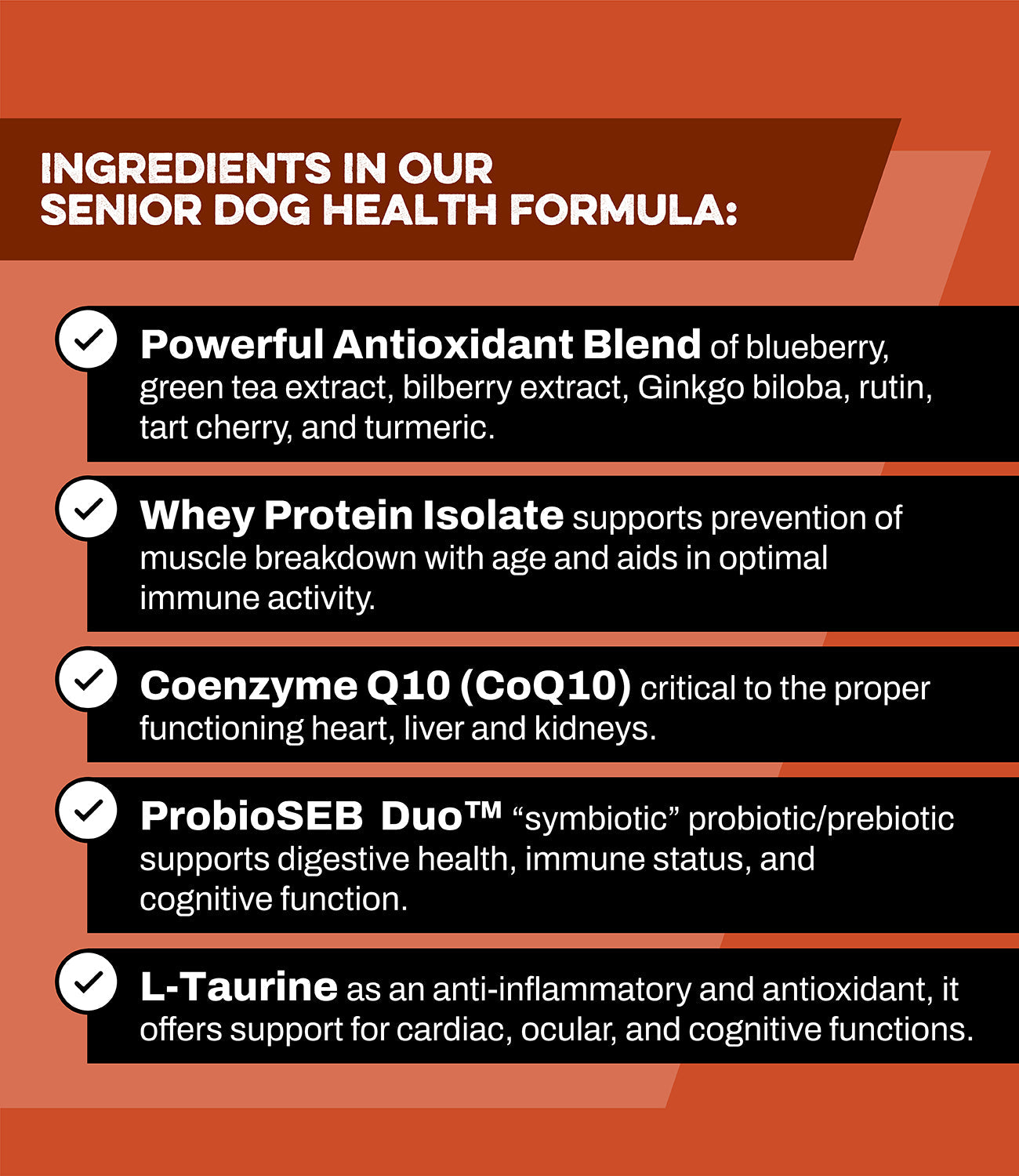 K9 Power Young At Heart senior dog supplement additional product highlights