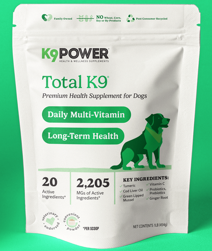 Total K9 by K9 Power daily multivitamin bag for adult dogs ages 1 to 7