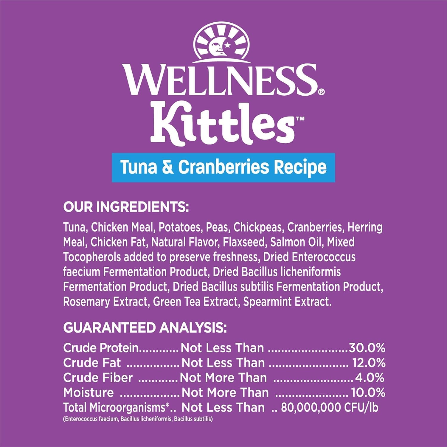 Kittles Natural Grain Free Cat Treats, Tuna & Cranberries, 6-Ounce Bag