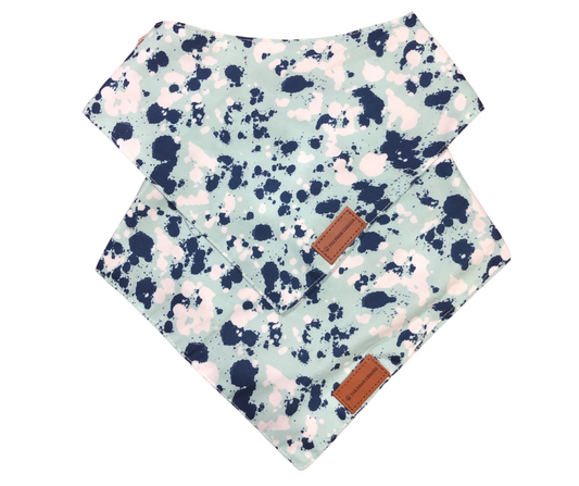 Tie Dye Paws Corner Dog Bandana