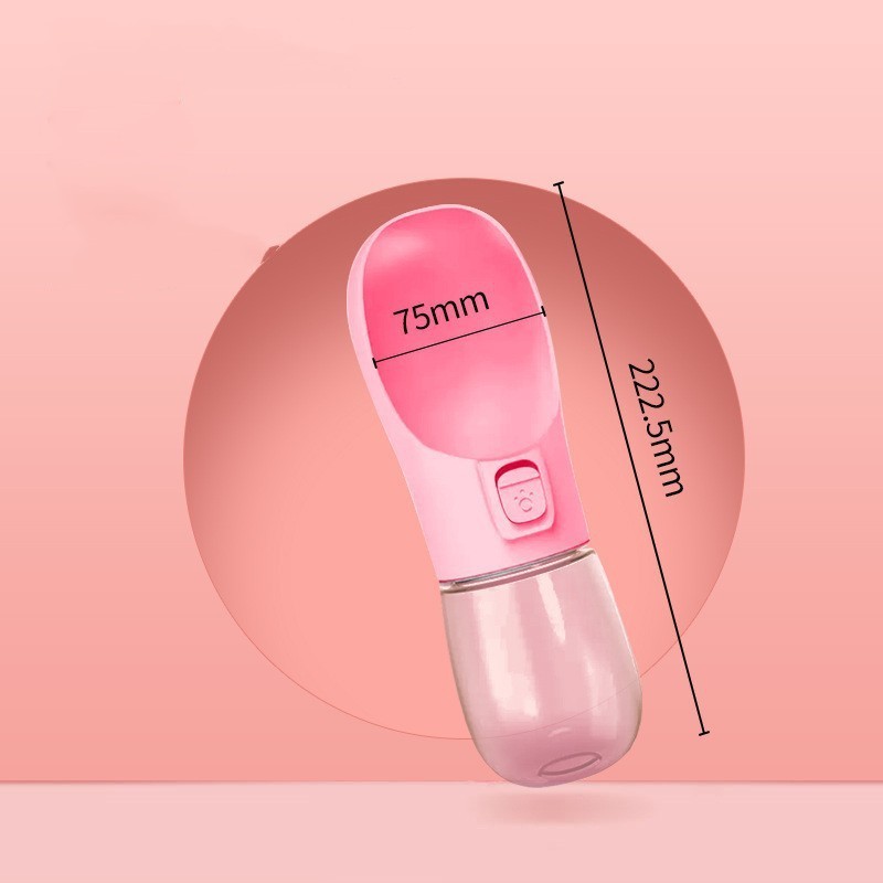 Portable 2-in-1 Dog Water Bottle & Food Container