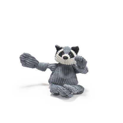 Reggie Raccoon Knottie plush toy size comparison 