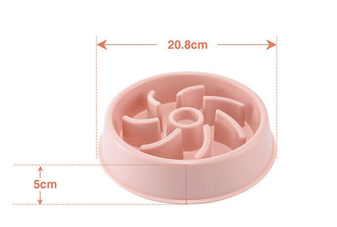 Slow Feeder Dog Bowl | Anti-Gulp Puzzle Dish | Eco-Friendly Pet Food Maze