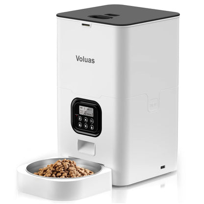 Ultimate Automatic Pet Feeder: 4 daily meals, 12 portions. For kibble up to 12mm. Durable, easy-clean design. Advanced features for freshness and reliability.