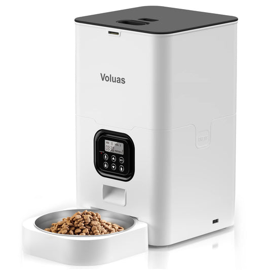 Ultimate Automatic Pet Feeder: 4 daily meals, 12 portions. For kibble up to 12mm. Durable, easy-clean design. Advanced features for freshness and reliability.