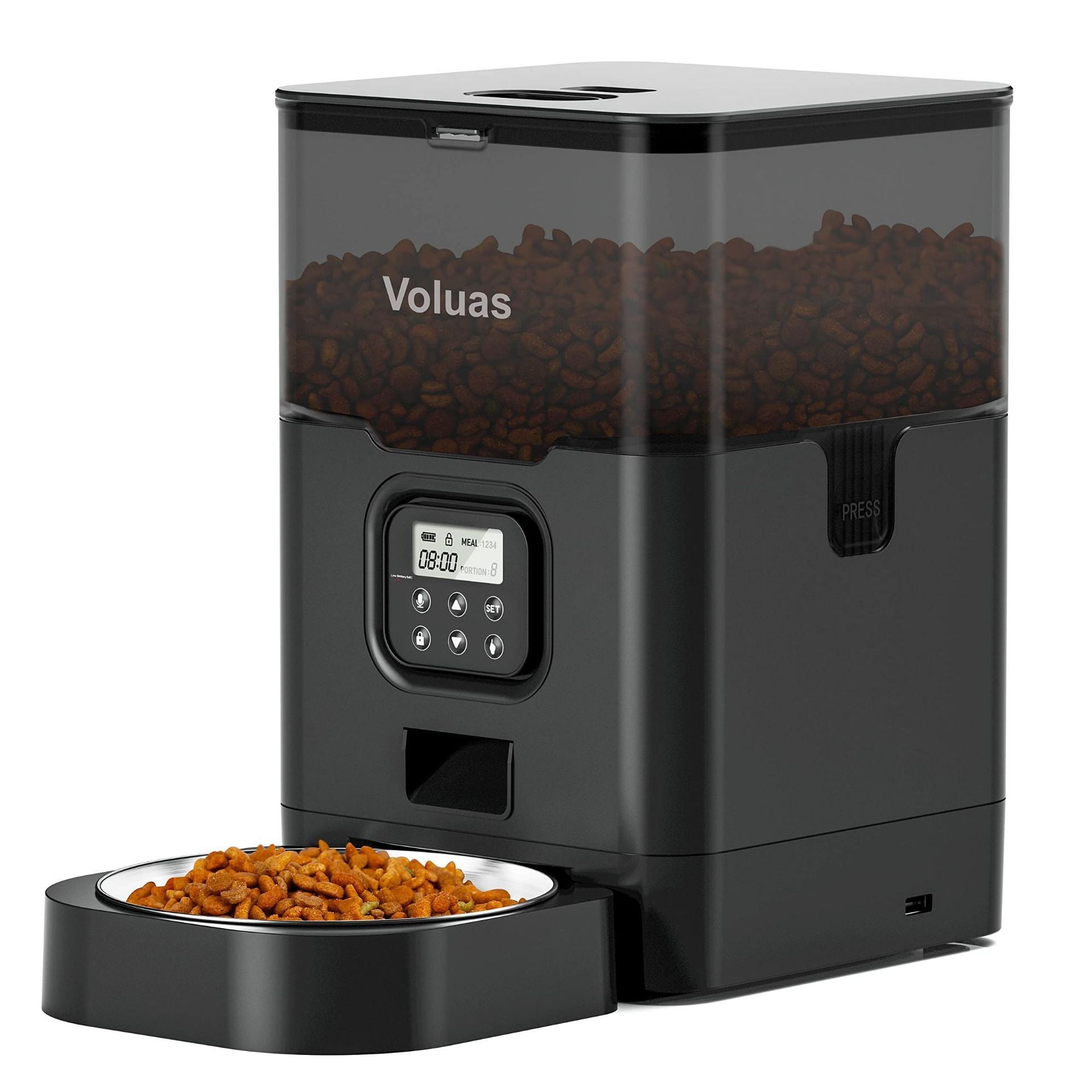 Ultimate Automatic Pet Feeder: 4 daily meals, 12 portions. For kibble up to 12mm. Durable, easy-clean design. Advanced features for freshness and reliability.