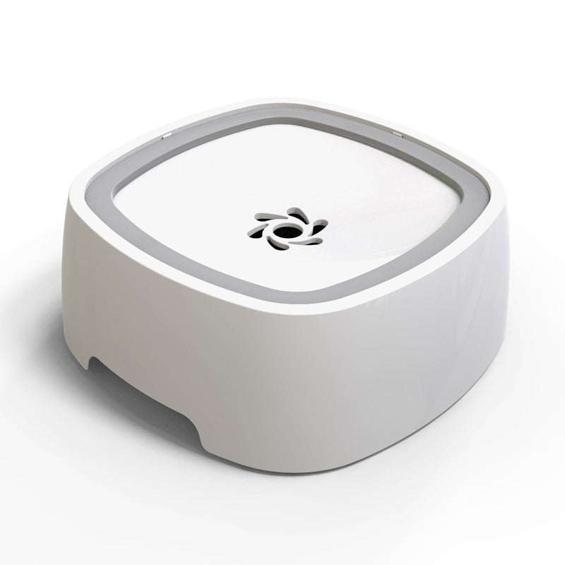 Gray Trim Spill-Proof XL Dog Water Bowl