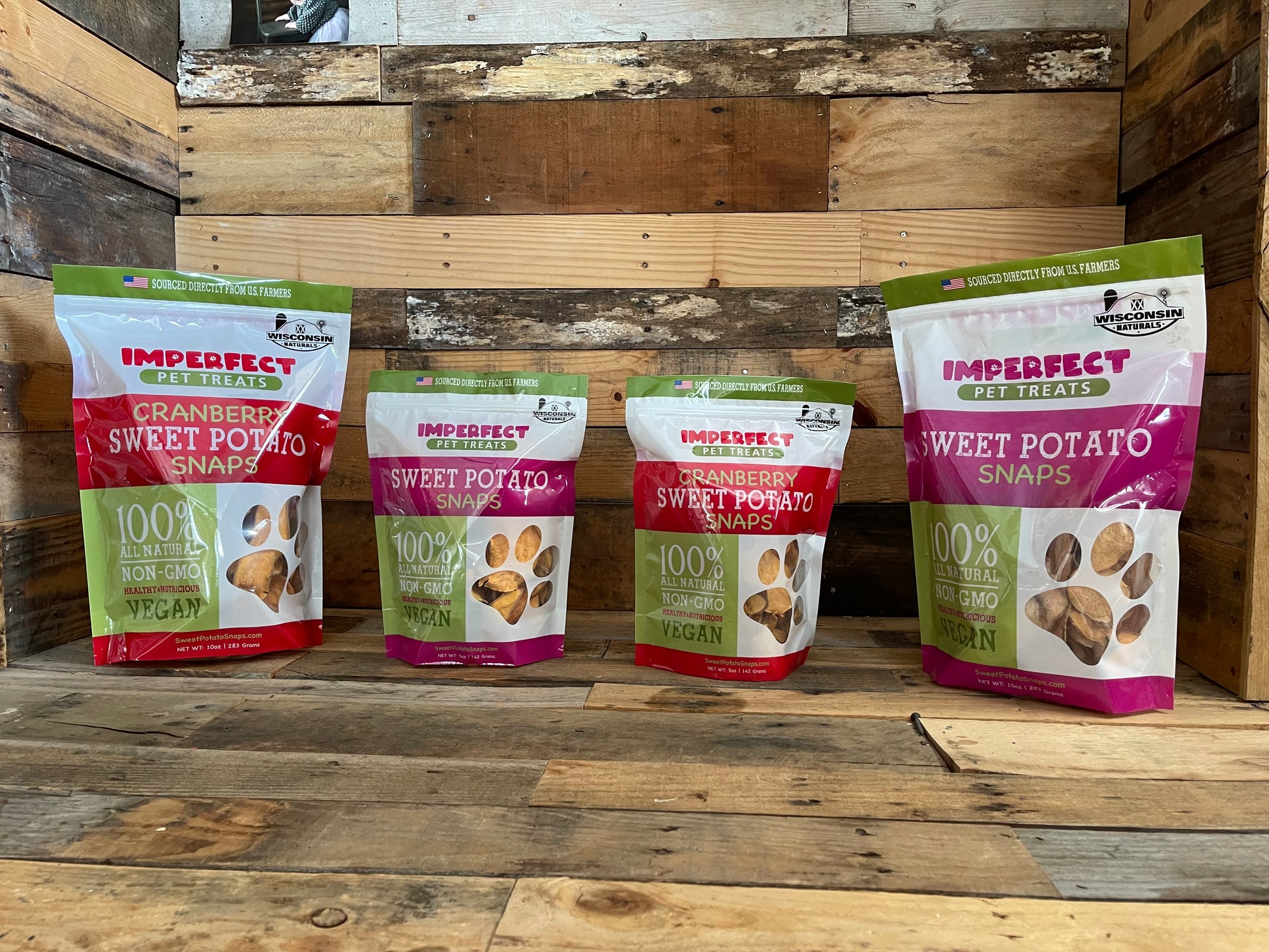 Sweet Potato Snaps – All-Natural, Non-GMO, Vegan Pet Treats 