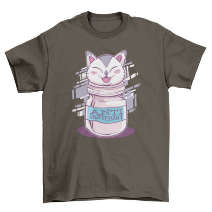 The Feline Feel-Good Formula T-Shirt