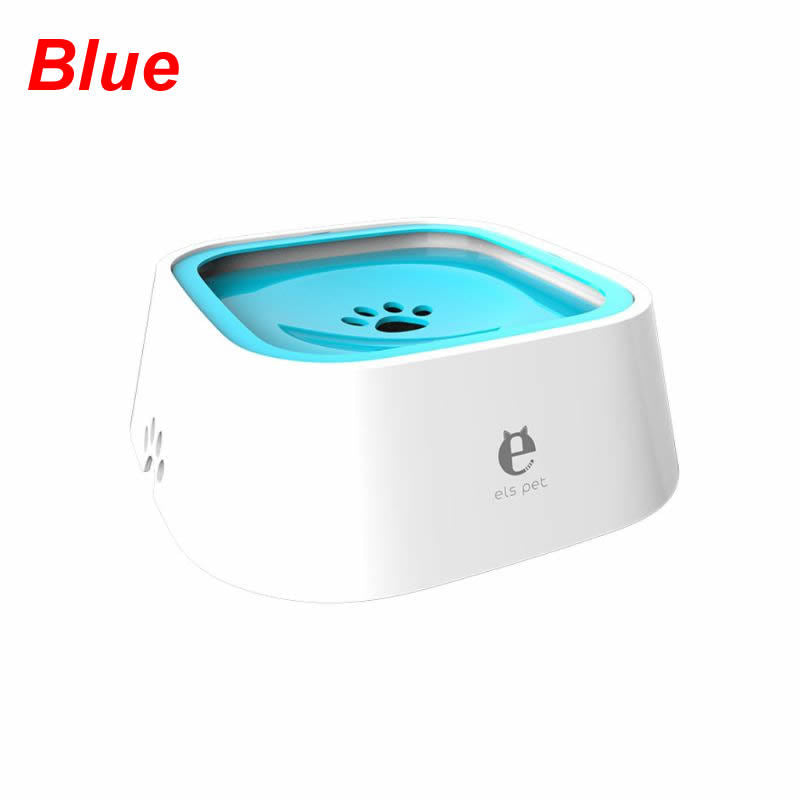 Turquoise Floating Plate Spill-Proof XL Dog Water Bowl