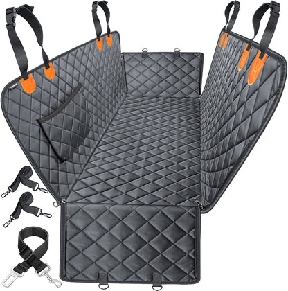 URPOWER dog car seat cover: Waterproof, versatile hammock with side flaps. Fits most vehicles. Easy install, clean. Non-slip, odor-free. Protects seats from pets.