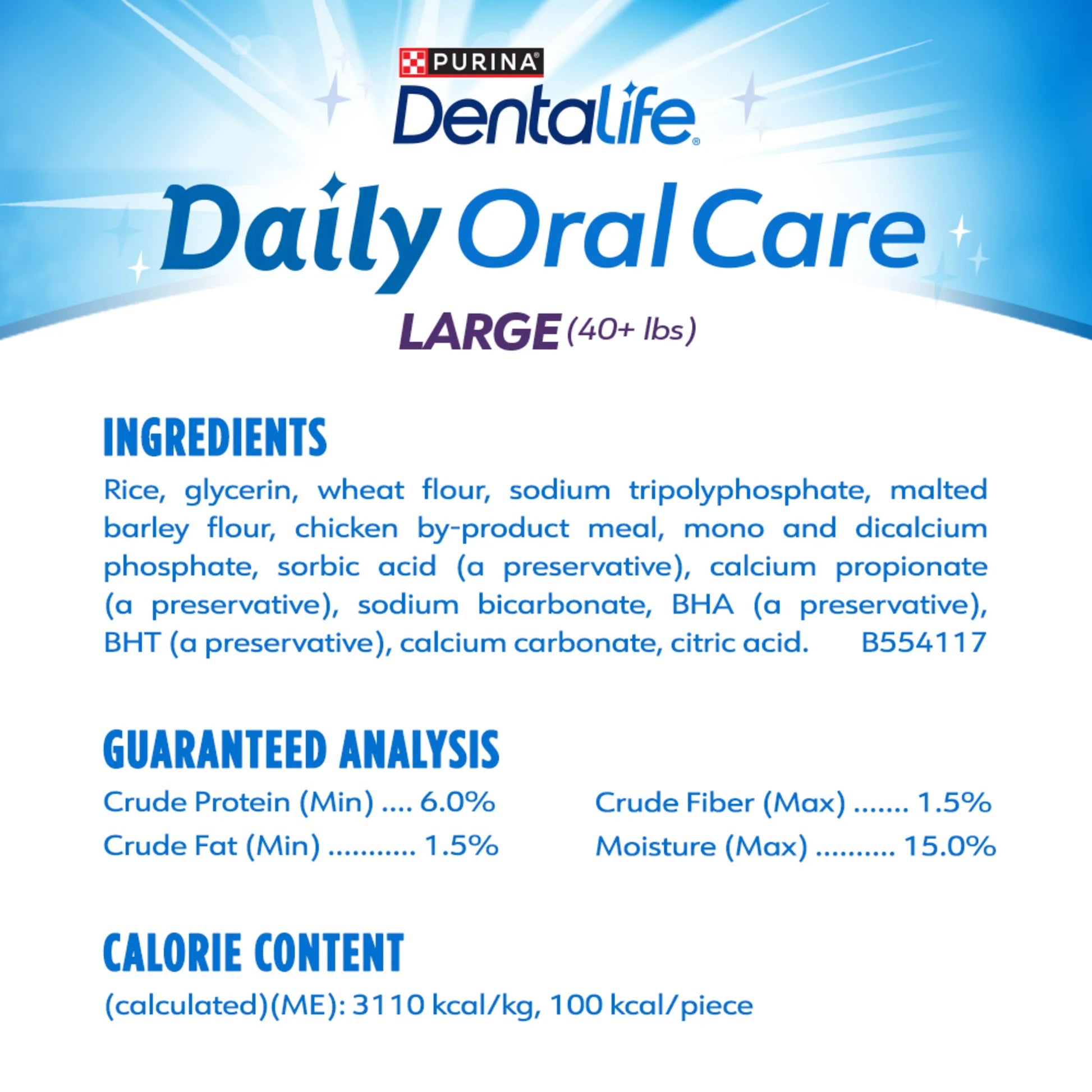 Purina Dental Chews: Daily Oral Care, Chicken Flavor
