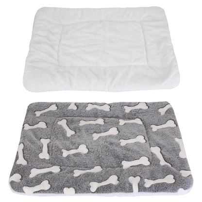 Soft, comfortable flannel dog bed mat by DailySale, perfect for pets to rest and relax in cozy pet supplies.