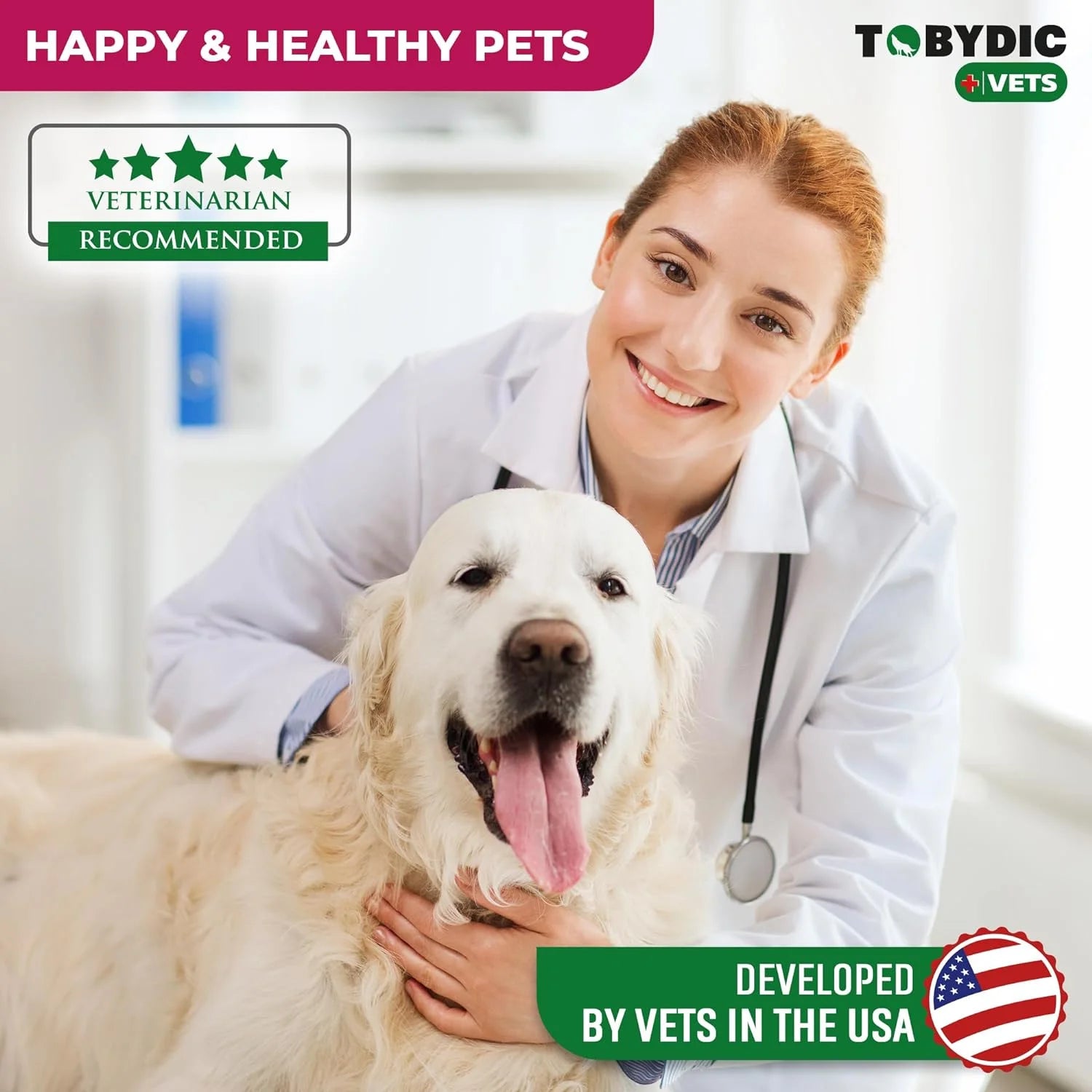 Cat & Dog Natural UTI Medicine & Urinary Tract Infection Treatment with Cranberry - Kidney + Bladder Support Supplement - Best Prevention for Urine Incontinence & Bladder Stones - Pet Renal Health