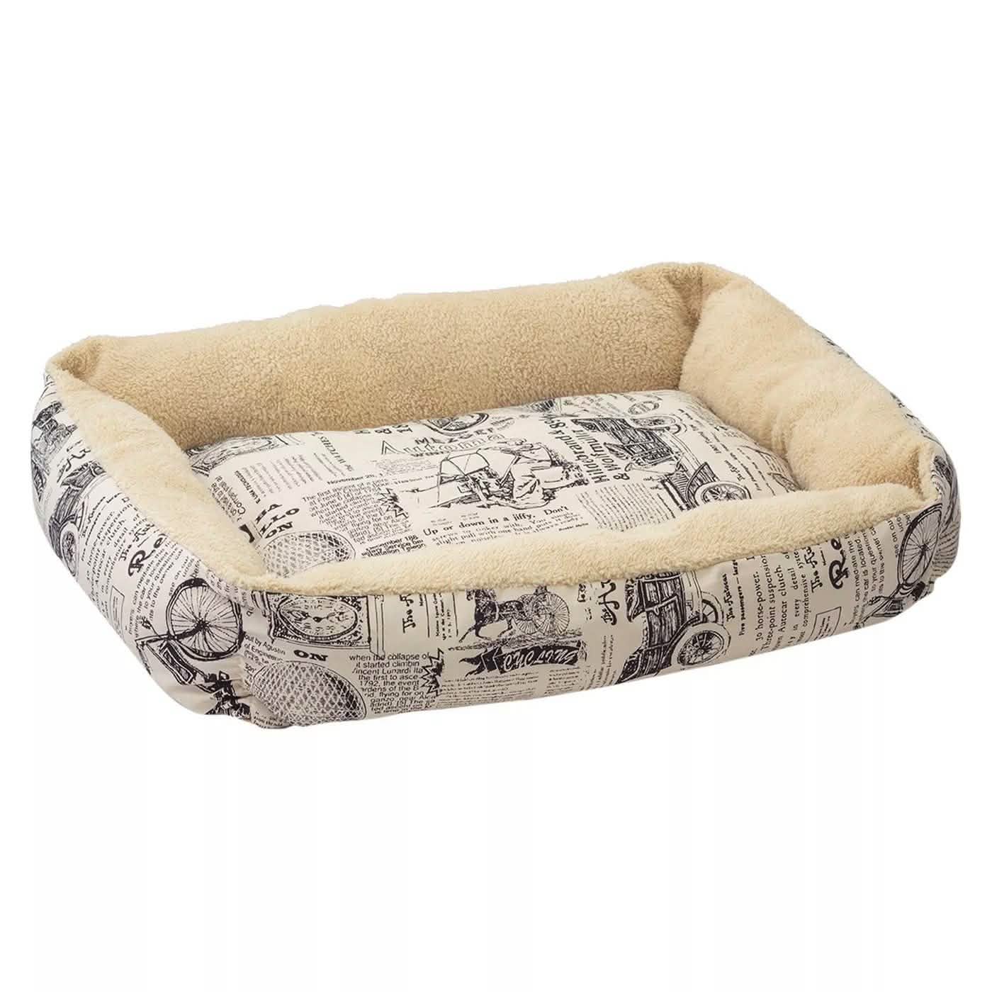 Soft plush dog bed by Oxgord Paws & Pals, designed for pet comfort and cozy resting in pet supplies.