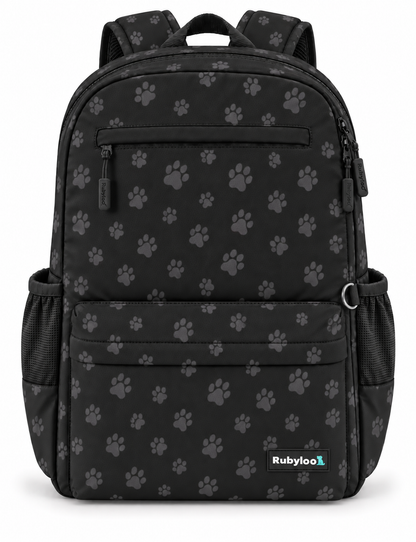 The Original Doggy Bag Backpack – 10 Pockets, 6-Piece Kit, TSA Approved | Rubyloo