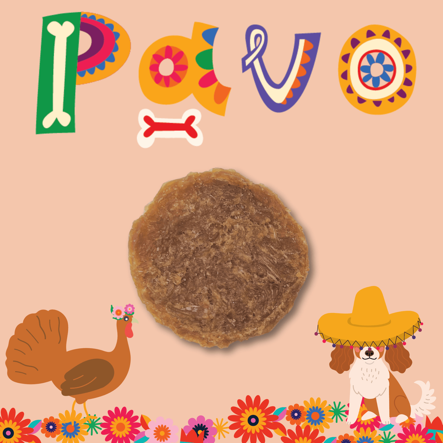 Premios Para Perros fiesta pack turkey Pavo bag single-ingredient dog treat
