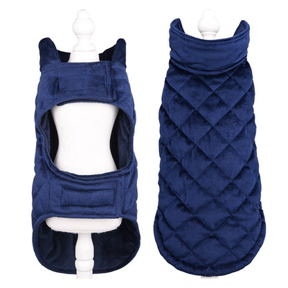 Fur-Lined Dog Winter Vest | Warm Pet Jacket