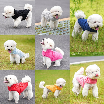 Fur-Lined Dog Winter Vest | Warm Pet Jacket