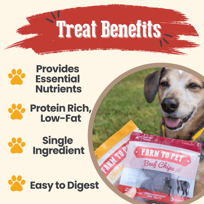 Farm To Pet puppy pack chicken treat benefits high-protein grain-free